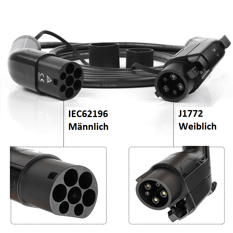 ANDAIIC Ladekabel 22kW Typ 2 10m 1-Phasig/3-Phasig - Ladeshop
