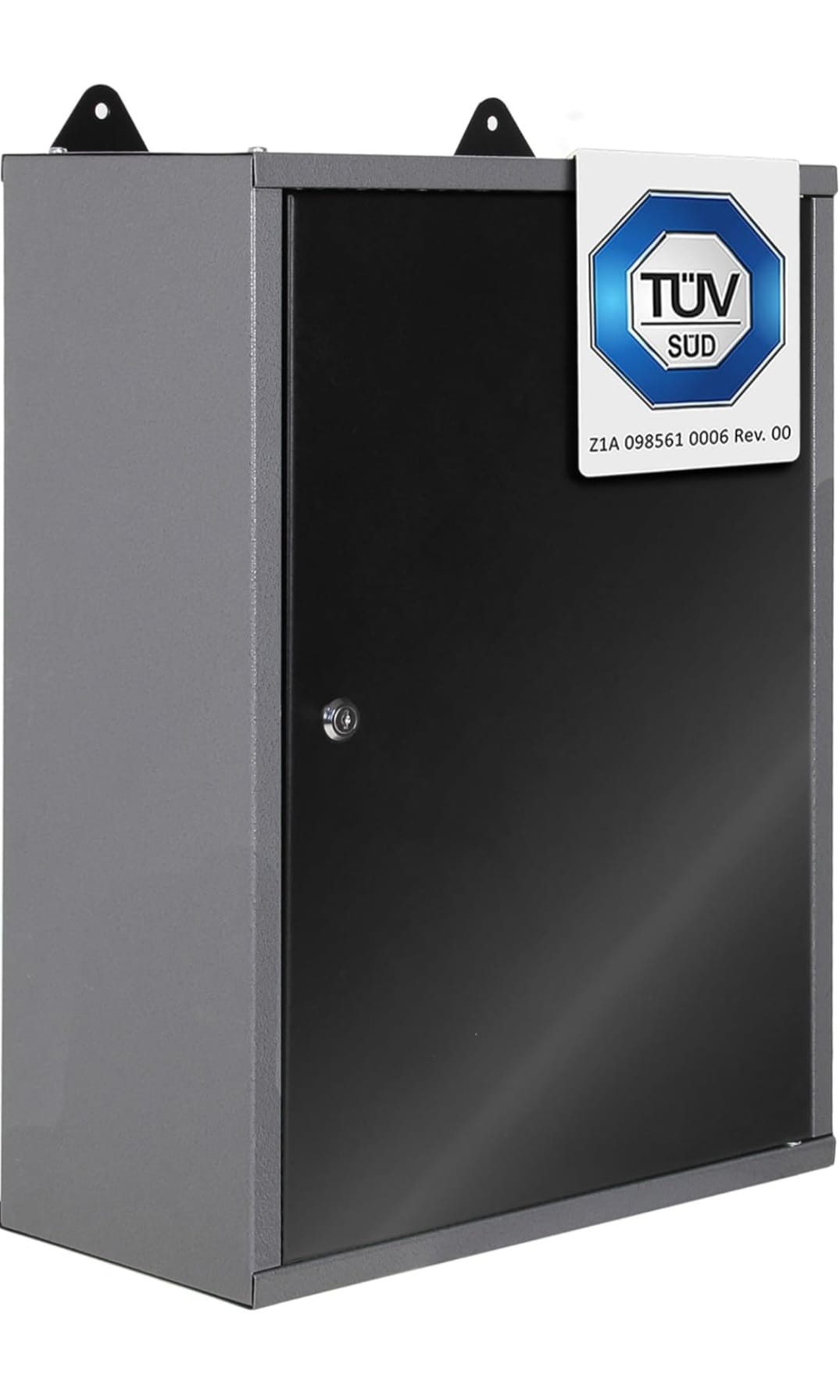 Schrank mit Schloss für mobile Wallbox und Wallbox