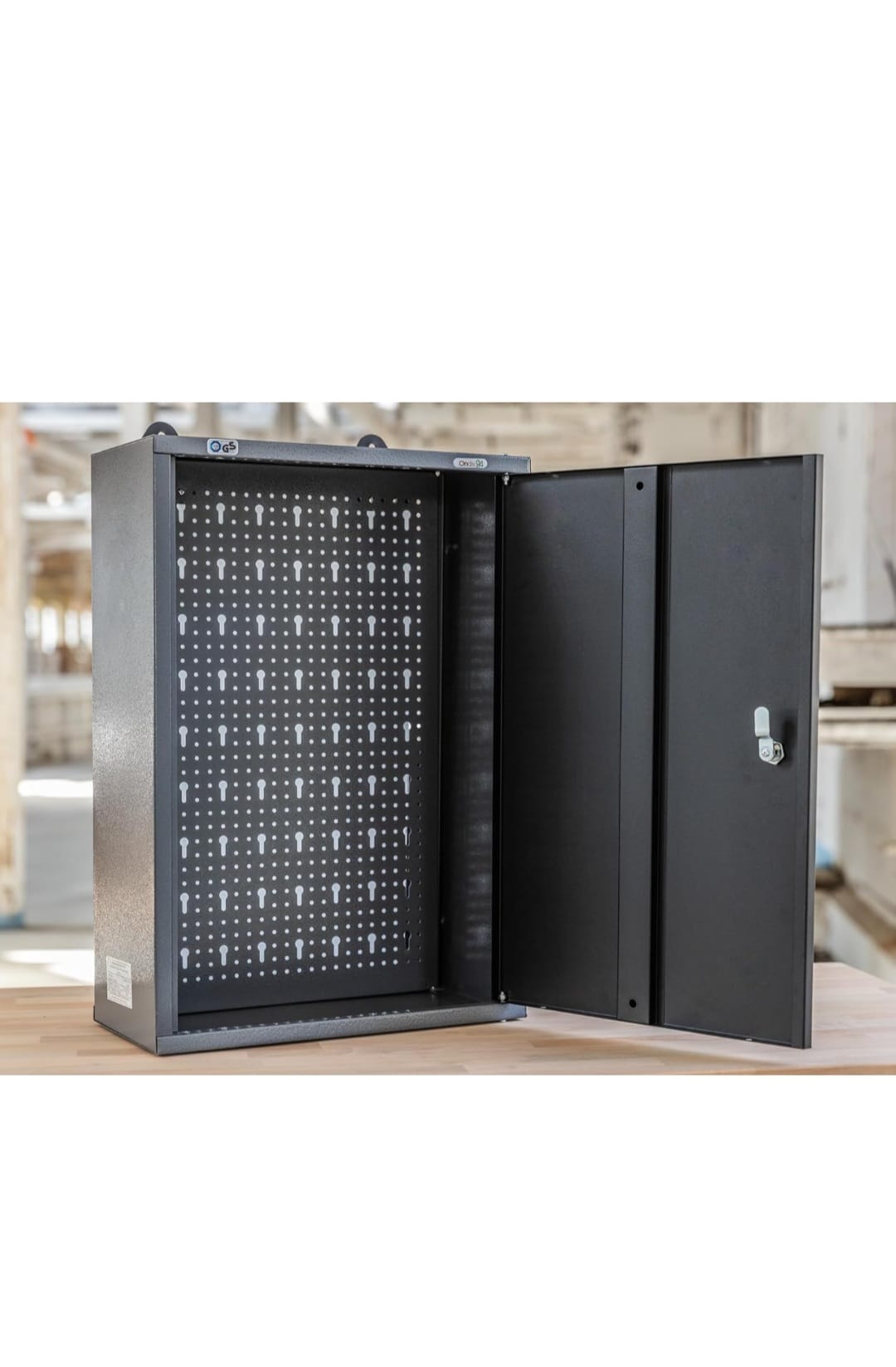 Schrank mit Schloss für mobile Wallbox und Wallbox