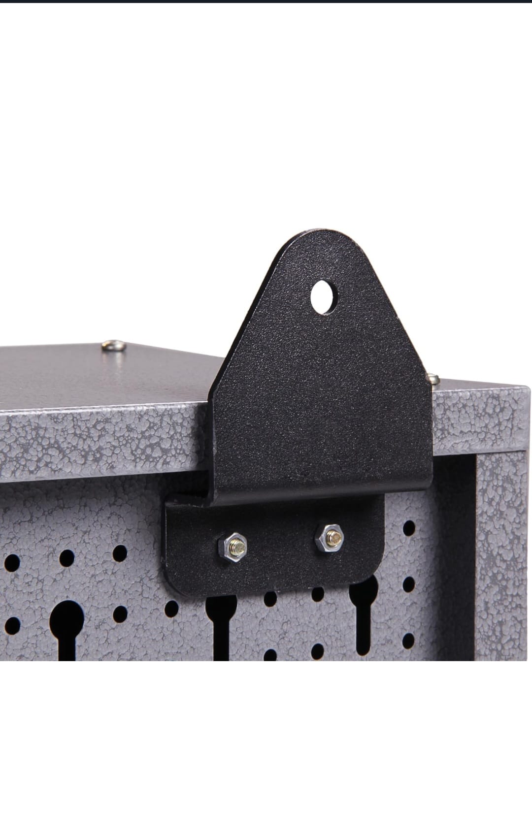 Schrank mit Schloss für mobile Wallbox und Wallbox