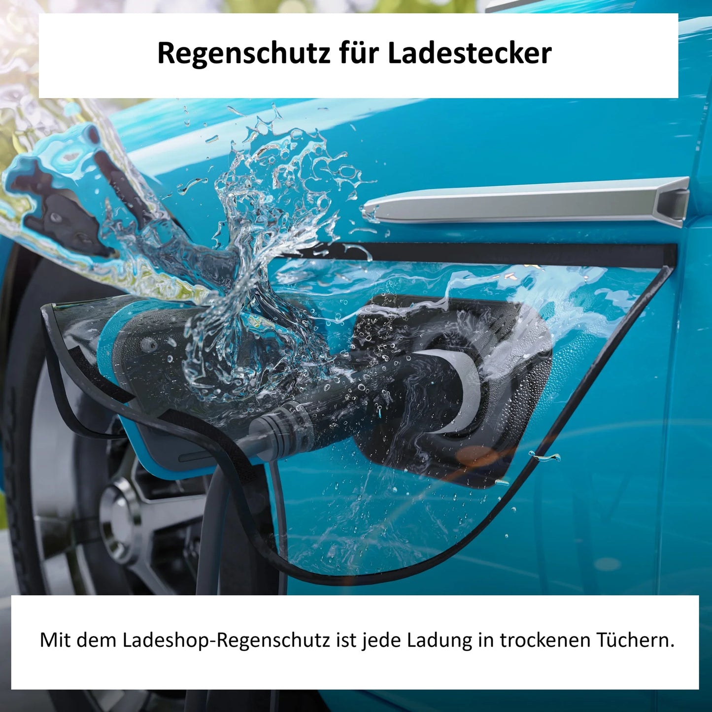 Ladestecker-Regenschutz für E- und Hybridautos - Ladeshop