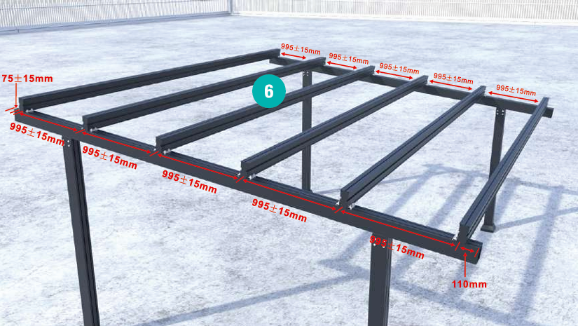 Solar Carport "Sunny" – Premium Photovoltaik Carport aus Aluminium (Single/Double/Vierer)