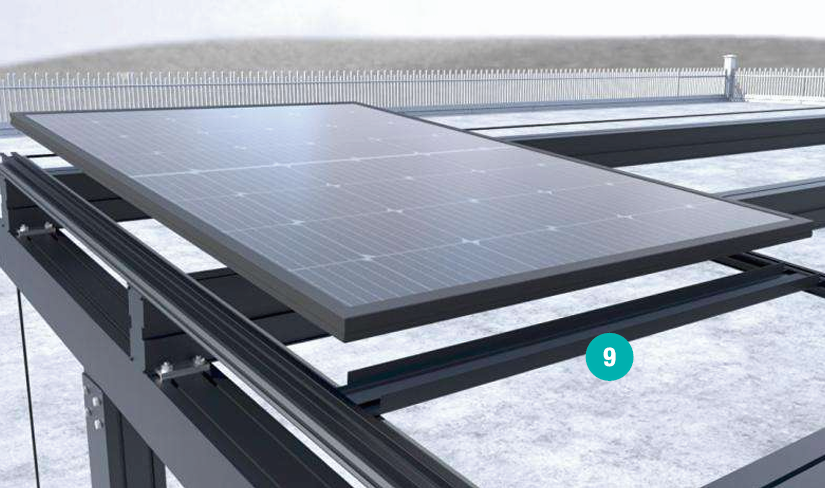 Solar Carport "Sunny" – Premium Photovoltaik Carport aus Aluminium (Single/Double/Vierer)