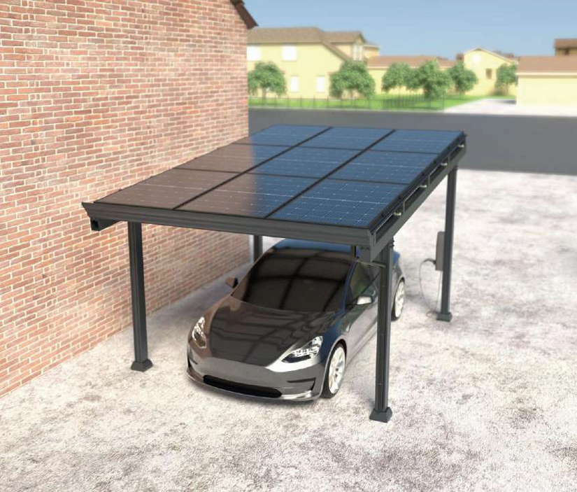 Solar Carport "Sunny" – Premium Photovoltaik Carport aus Aluminium (Single/Double/Vierer)