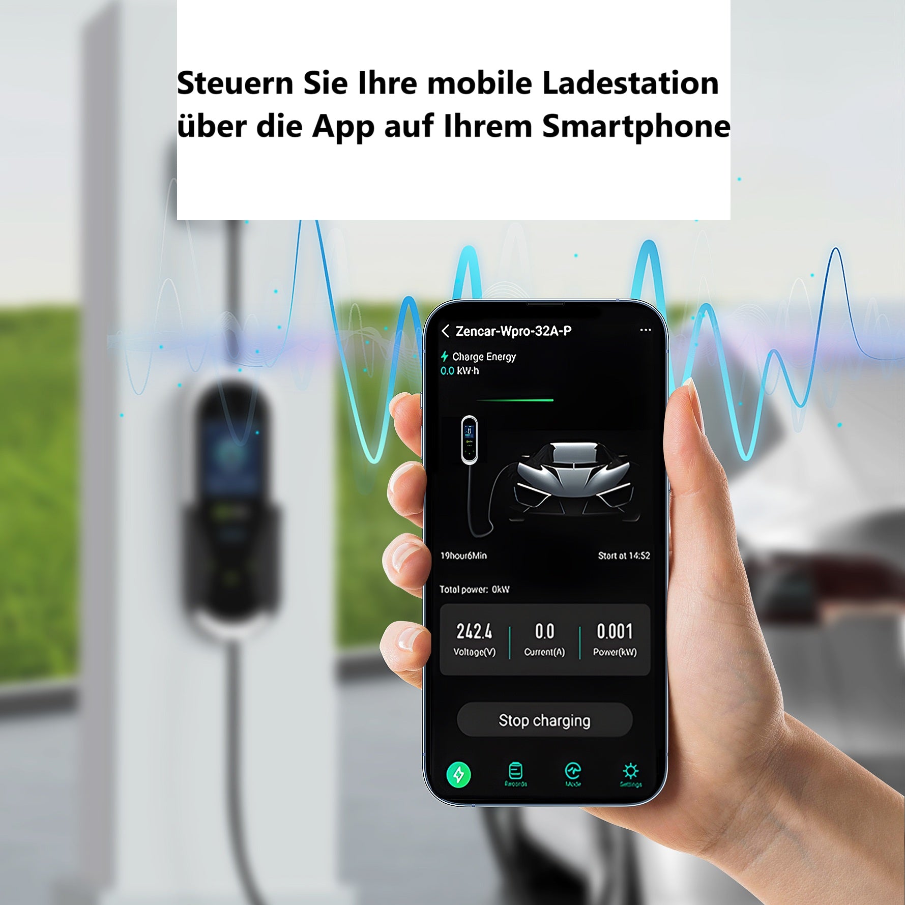 Starter Bundle: 3x Mobile Wallbox 11 kW Typ 2 PRO mit App – Komplettset inkl. Adapter & Wandhalterung - Ladeshop