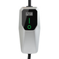 Mobile Wallbox 11kW in Silber mit LED-Display und einstellbarem Ladestrom, kompakte tragbare Ladestation für Elektroautos. 4m, 10m und 15m Kabellänge verfügbar sowie als 22kW mobile Wallbox