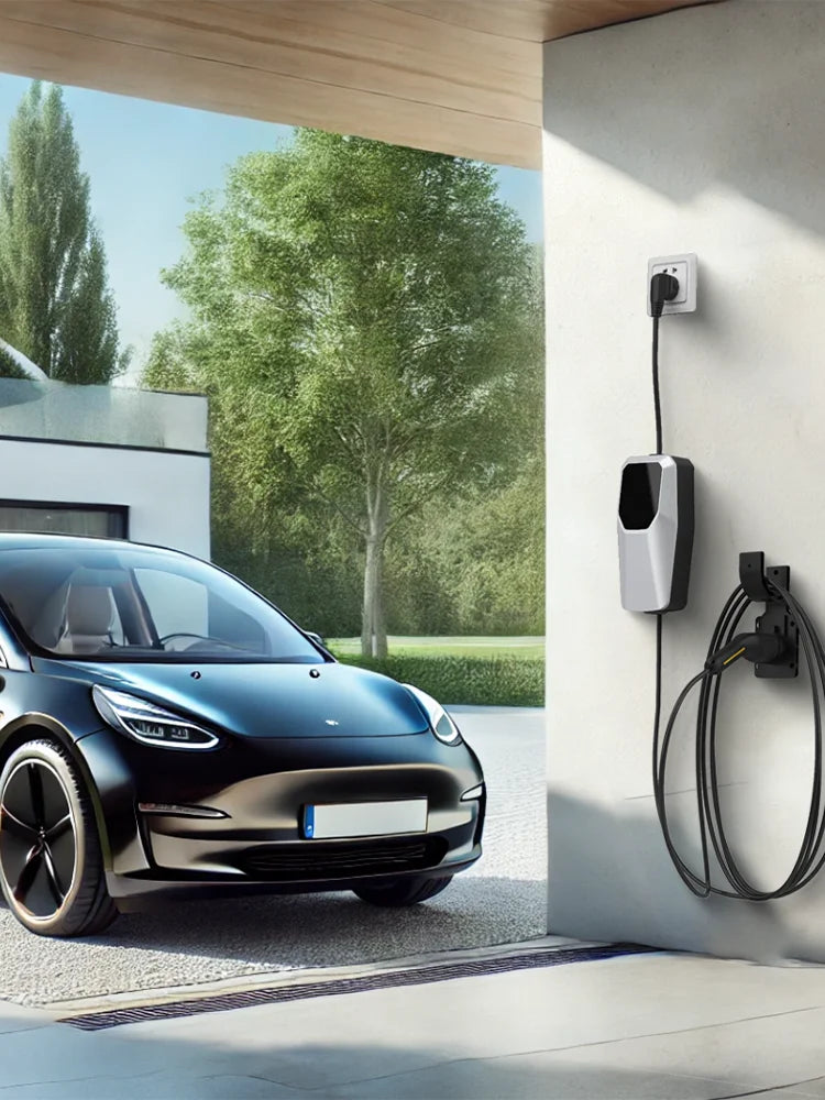 Mobile Wallbox 11kW/22kW ECO-FRIEND 16A/32A Typ 2 für E- und Hybridautos (4m/10m/15m) - Ladeshop