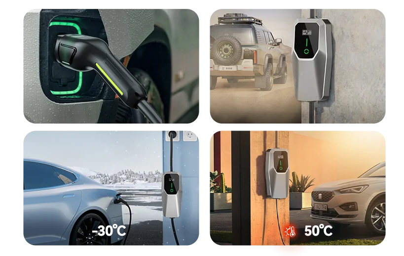 Mobile Wallbox 11kW/22kW ECO-FRIEND 16A/32A Typ 2 für E- und Hybridautos (4m/10m/15m) - Ladeshop