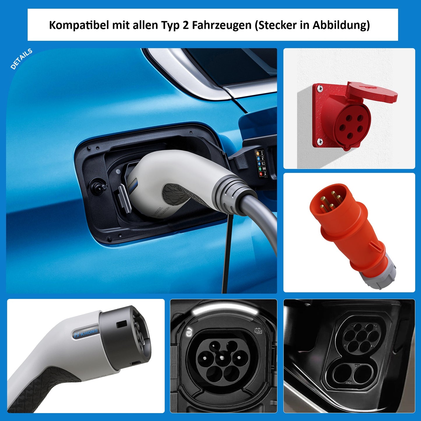 Mobile Wallbox 22 kW K.H.O.N.S (inkl. Tragetasche) - Ladeshop