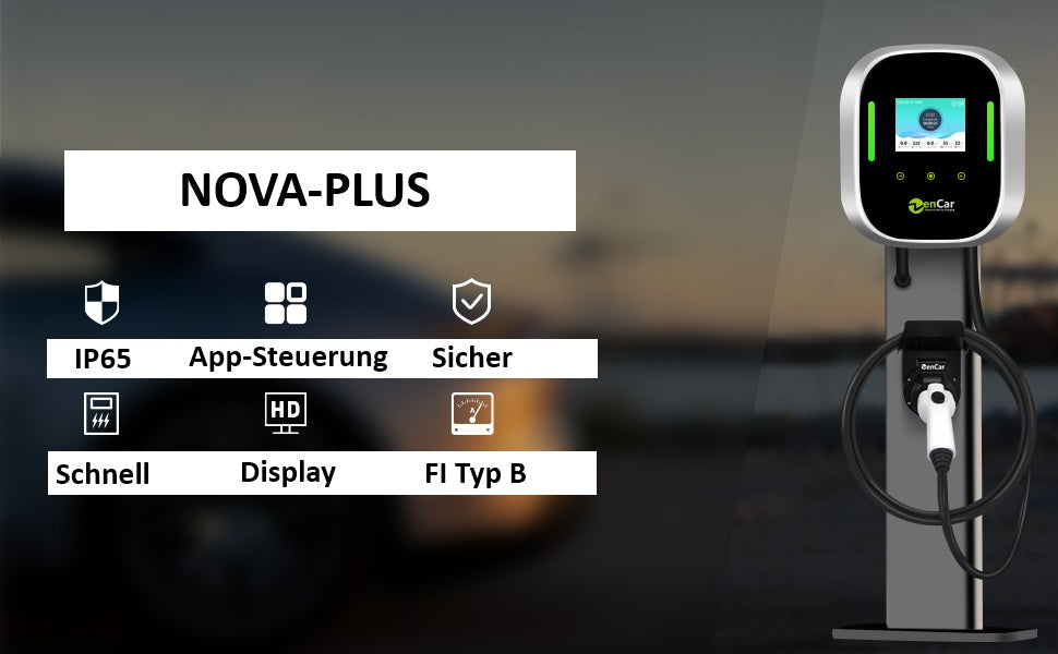 Wallbox 11 kW NOVA-PLUS (inkl. App-Steuerung & RFID)