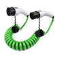Ladekabel Spiralversion Typ 1/2 Stecker 9m/5m für Elektrofahrzeuge IP66 wasserdicht 1-Phasig/ 3-Phasig - Ladeshop