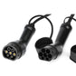Ladekabel Typ 2 Stecker 10m für Elektrofahrzeuge IP66 wasserdicht 1-Phasig/ 3-Phasig - Ladeshop