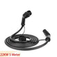 Ladekabel Typ 2 Stecker 5m für Elektrofahrzeuge IP66 wasserdicht 1-Phasig/ 3-Phasig - Ladeshop