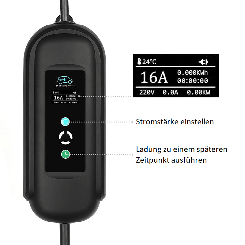 11kW mobile Wallbox (CEE 16A, Typ 2)